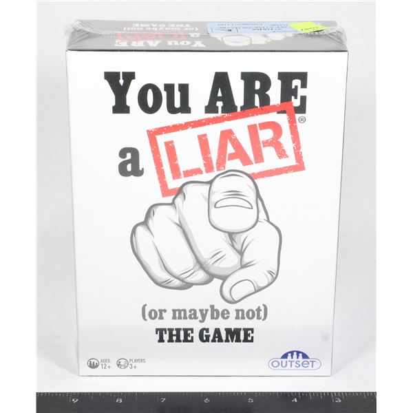 NEW YOU ARE A LIAR (OR MAYBE NOT) THE GAME