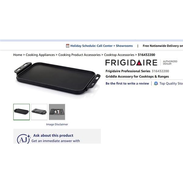 NEW ELECTRIC GRIDDLE ASSEMBLY