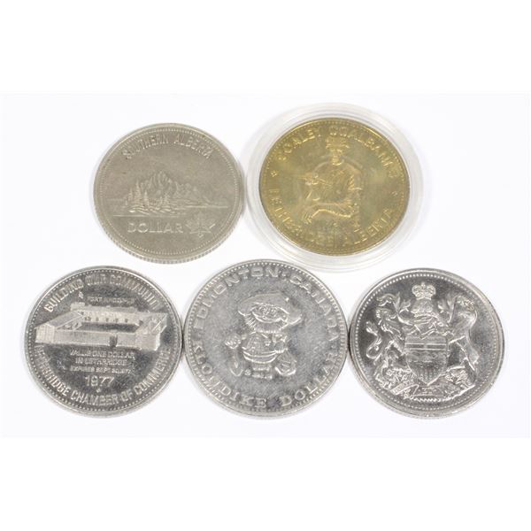 BUNDLE OF ASSORTED ALBERTA TOKENS INCLUDING