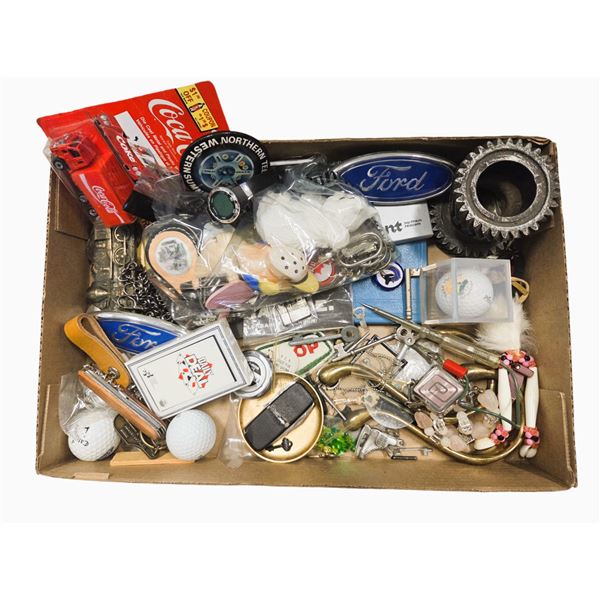 #21 BOX OF VINTAGE COLLECTIBLES