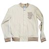 Image 1 : #7 NEW WESC MENS WARREN BASEBALL JACKET CREAM