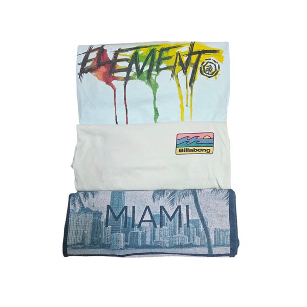 #31 3 MENS SKATE TEES XL