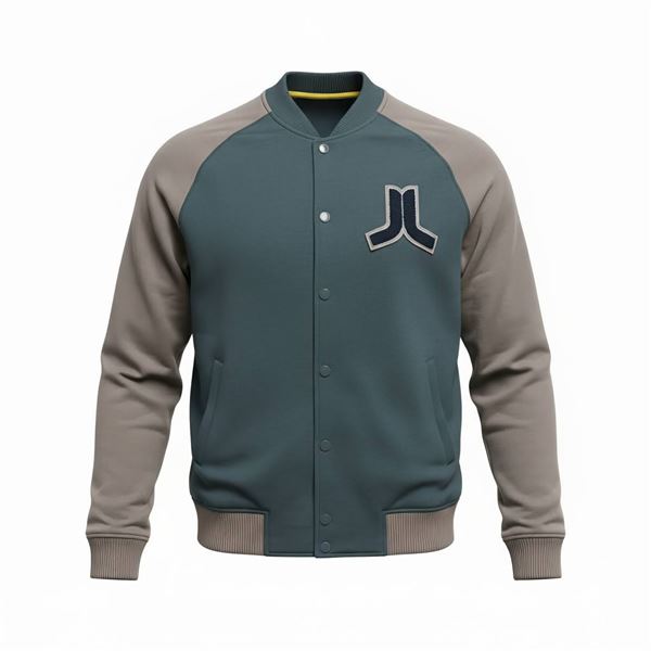 #18 NEW WESC "BALKER" MENS RAGLAN BASEBALL JACKE