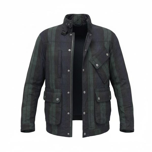 #13 BLACK BEAR BY PENFIELD JACKET BLACK GREEN STRI