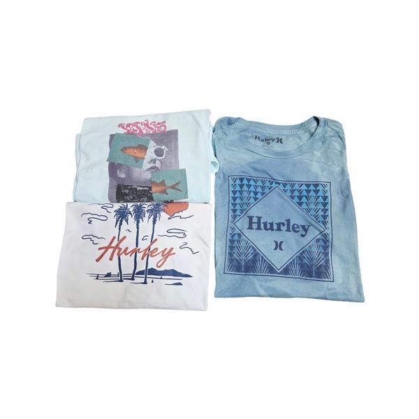 #32 3 MENS SKATE TEES SIZE MED