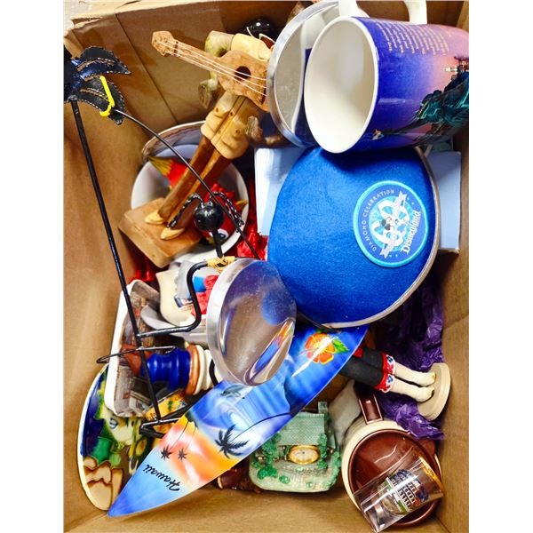 #6 LARGE BOX OF SOUVENIRS/COLLECTIBLES