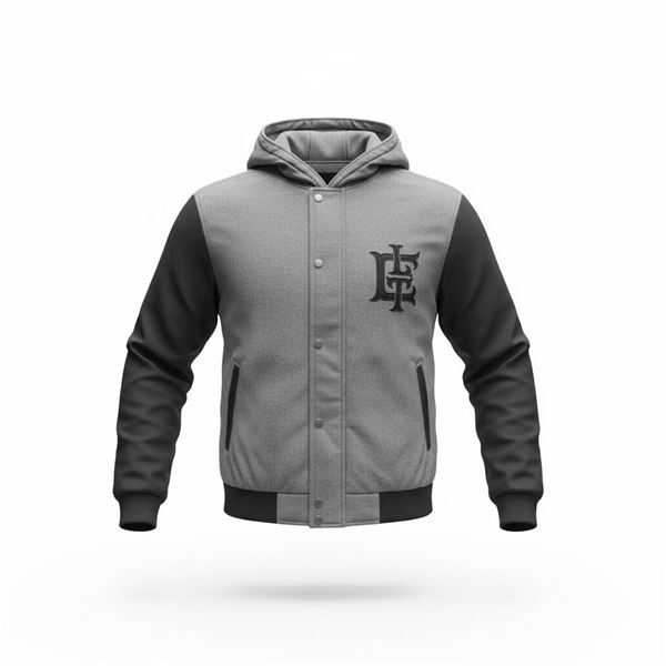 #16 NEW LIFETIME GREY WINTER BOMBER "NOLAN" MEDI