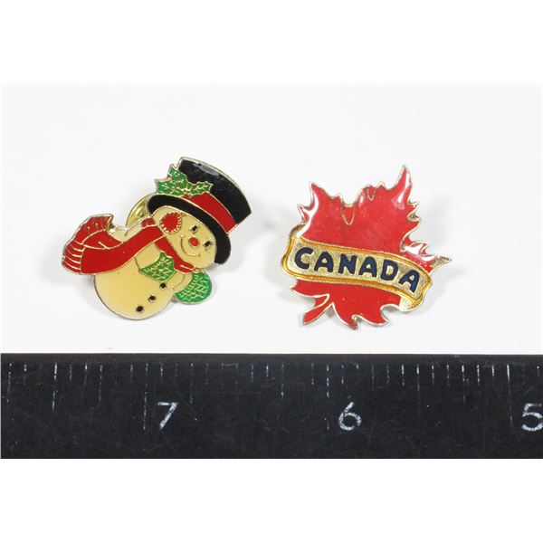 RED MAPLE LEAF CANADA COLLECTIBLE PIN/PIN BACK SOLD