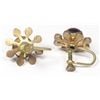 Image 2 : VINTAGE CORO STAMPED RED CABOCHON SCREW PIN