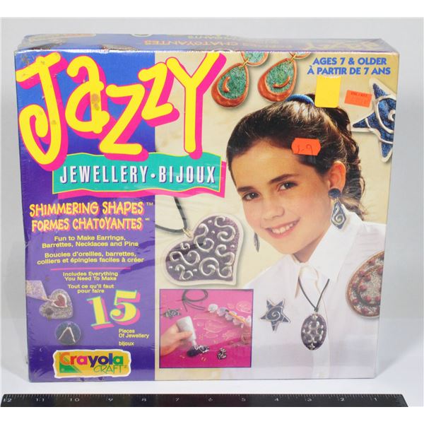 JAZZY JEWELRY BY CRAYOLA CRAFT SEALED VINTAGE