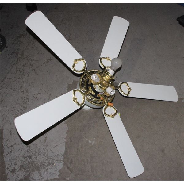 CEILING FAN, HAS BEEN TAKEN APART FOR SPACE