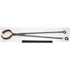 Image 1 : VINTAGE LARGE LOG TONGS
