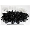 Image 1 : LARGE LOT OF BLACK ARCOROC MADE IN FRANCE