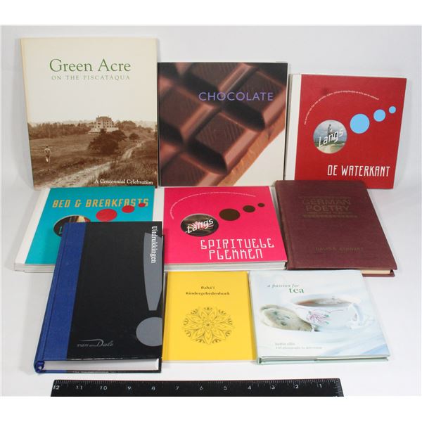 LOT OF MISC BOOKS, SOME GERMAN