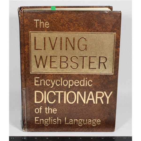 THE LIVING WEBSTER ENCYCLOPEDIC DICTIONARY