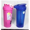 Image 1 : PAIR OF PLASTIC DRINK SHAKERS