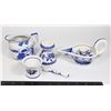 Image 1 : LOT OF UNIQUE HAND PAINTED DISHES