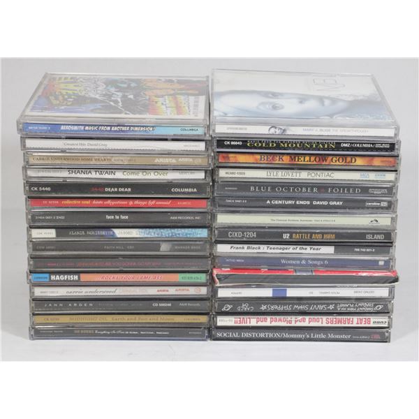 LARGE COLLECTION OF CDS INCLUDING SHANIA TWAIN
