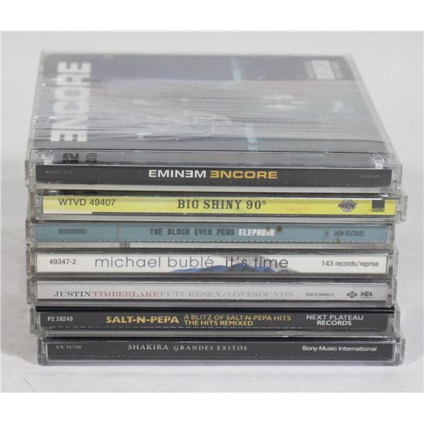 90s/2000s CD LOT EMINEM, SALT N PEPA, BLACK EYED