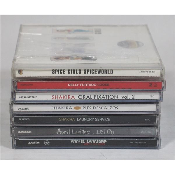 VINTAGE CDS - SPICE GIRLS, AVRIL LAVIGNE, SHAKIRA