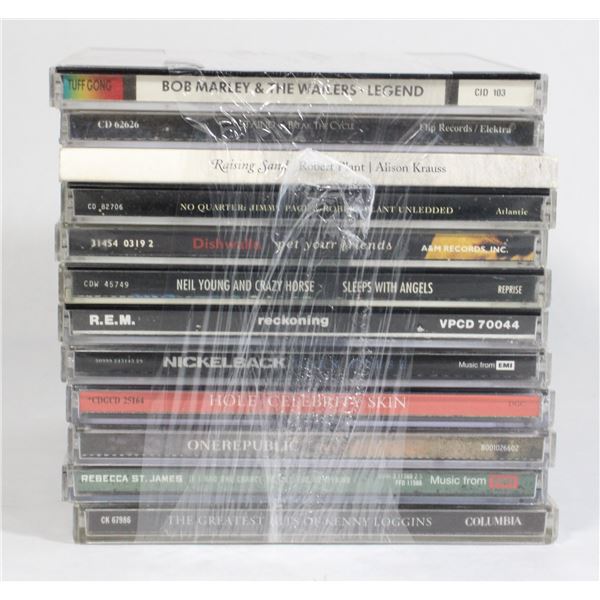 ASSORTED MUSIC INCLUDING BOB MARLEY, NICKELBACK
