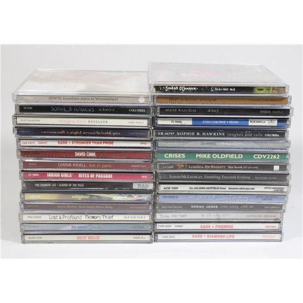 LARGE COLLECTION OF CDS INCLUDING SADE
