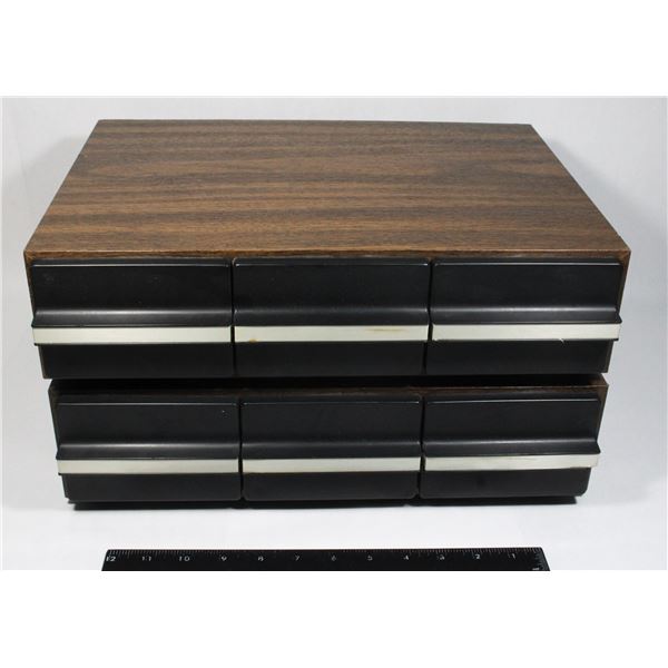 PAIR OF CASSETTE STORAGE DRAWERS
