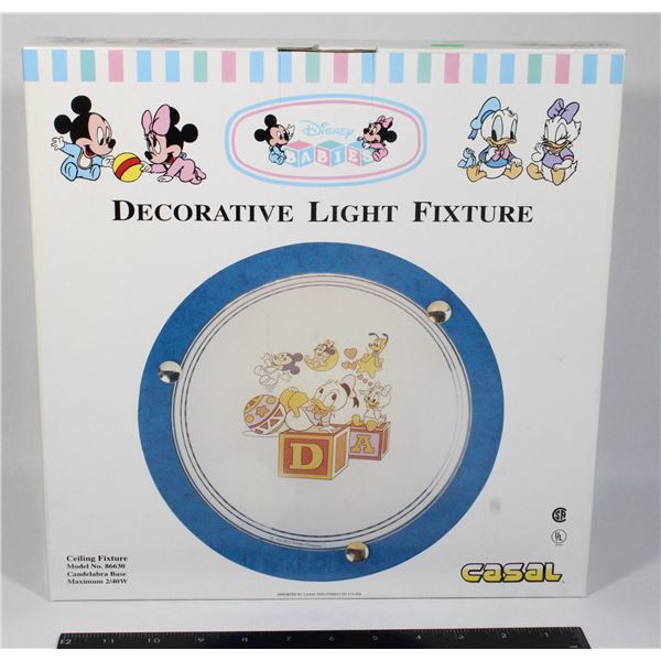 VINTAGE DISNEY BABIES LIGHT FIXTURE NEW IN BOX