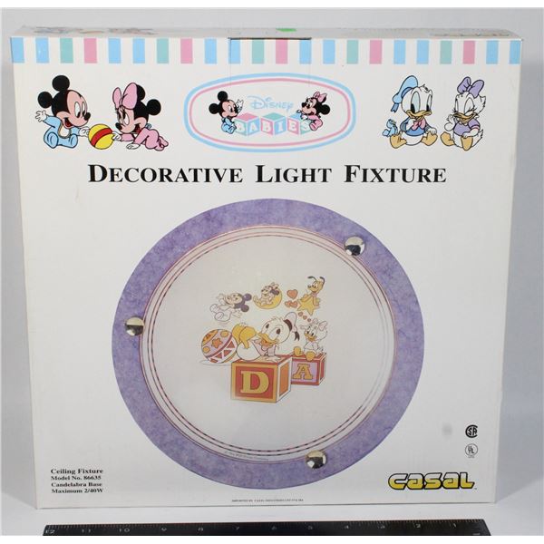 VINTAGE DISNEY BABIES LIGHT FIXTURE NEW IN BOX