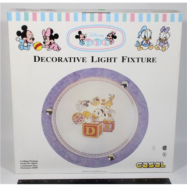 VINTAGE DISNEY BABIES LIGHT FIXTURE NEW IN BOX