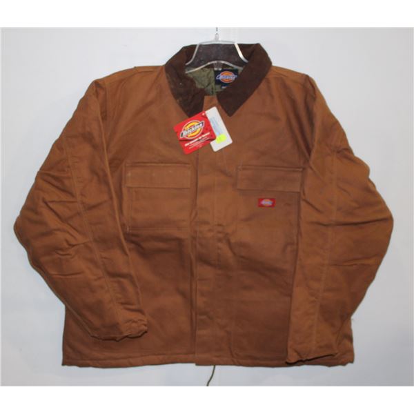 NEW DICKIES 2XL JACKET BROWN