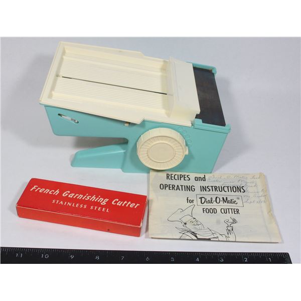 VINTAGE DIAL-O-MATIC FOOD & GARNISHING CUTTER