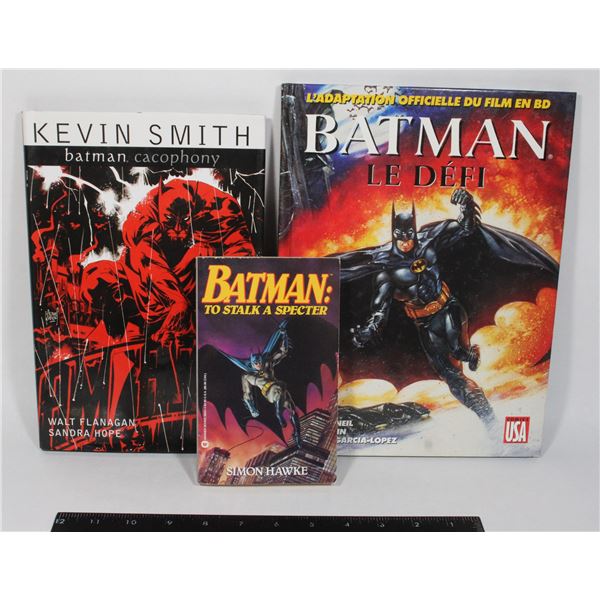 BATMAN COLLECTIBLE BOOK LOT: LE DEFI AND MORE
