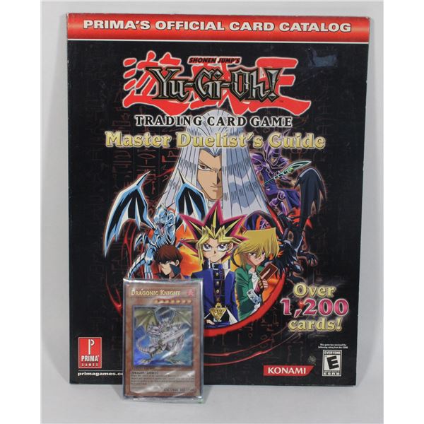 PRIMA YUGIOH CARD CATALOG & DRAGONIC KNIGHT CARD