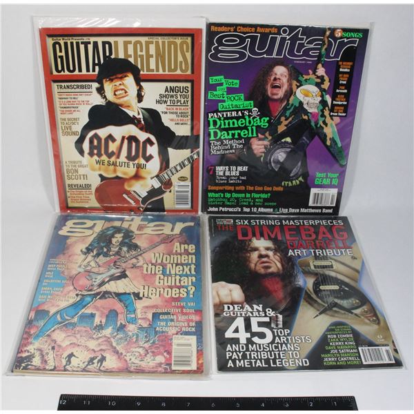 COLLECTION OF RETRO GUITAR MAGAZINES