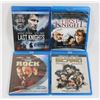 Image 1 : 4 BLU RAY ACTION VG CONDITION SICARIO-THE ROCK