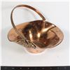 Image 1 : VINTAGE COPPER LARGE BASKET DECO MOVING HANDLE
