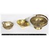 Image 1 : VINTAGE BUNDLE 3 BRASS BASKETS DECO