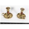 Image 1 : VINTAGE BRASS CANDLE HOLDER'S WITH HANDLES