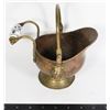 Image 1 : ANTIQUE COPPER KETTLE WITH PORCELAIN HANDLE