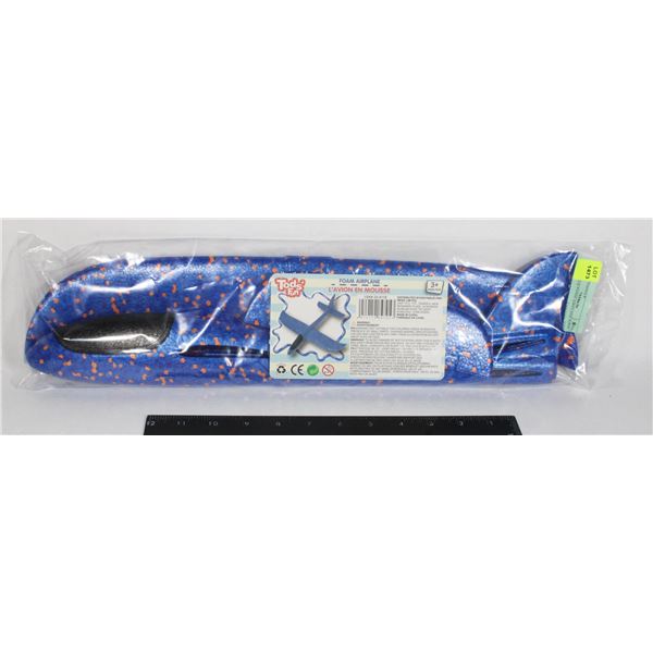 NEW BLUE FOAM AIRPLANE KIDS TOY