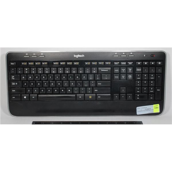 LOGITECH KEYBOARD UNTESTED *MISSING DONGLE*