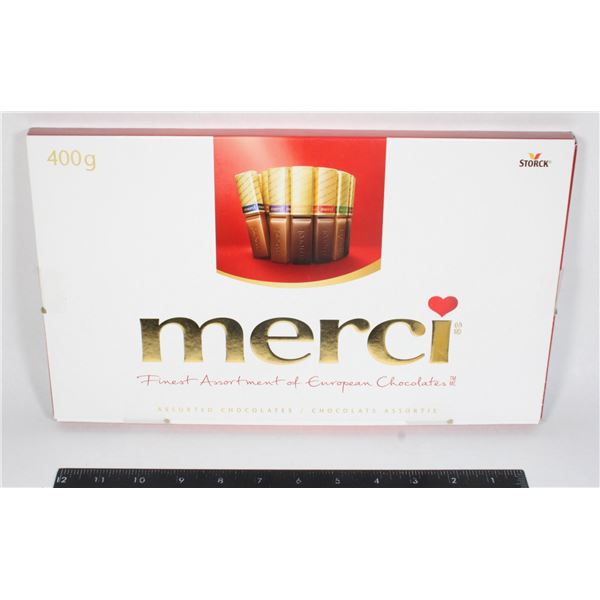 MERCI FINE ASSORTMENT EUROPEAN CHOCOLATES 400G