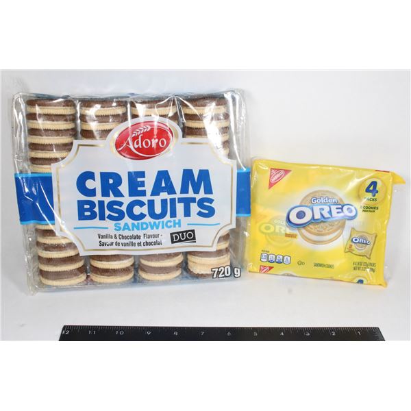 GOLDEN OREOS 88G + ADORO BISCUITS 720G