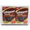 Image 1 : PAIR OF WHIPPET STICKS BROWNIE (2 X 250G)