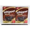 Image 1 : PAIR OF WHIPPET STICKS BROWNIE (2 X 250G)