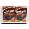 Image 1 : PAIR OF WHIPPET STICKS BROWNIE (2 X 250G)