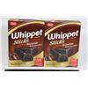 Image 1 : PAIR OF WHIPPET STICKS BROWNIE (2 X 250G)