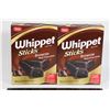 Image 1 : PAIR OF WHIPPET STICKS BROWNIE (2 X 250G)
