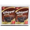 Image 1 : PAIR OF WHIPPET STICKS BROWNIE (2 X 250G)